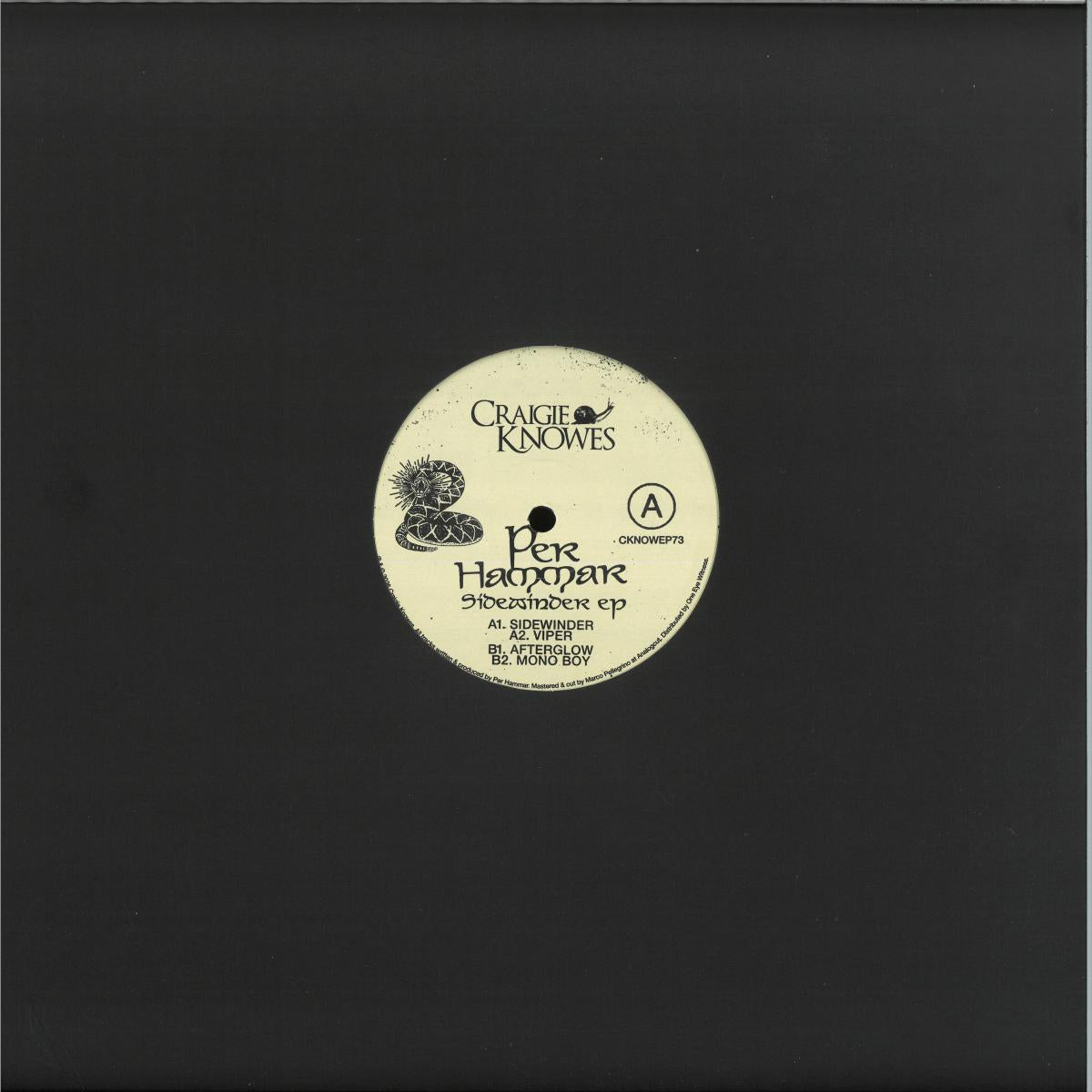 Per Hammar - Sidewinder EP (VINYL 12" Craigie Knowes CKNOWEP73) | NEW Mint (M) Mint (M)--