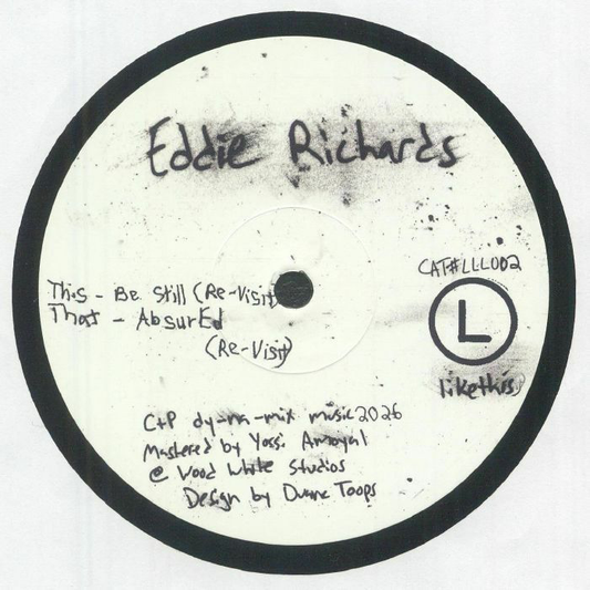 Eddie Richards - (PRESALE 7/26/26) Be Still (VINYL 12" likethis LLL 002R 2026) |--