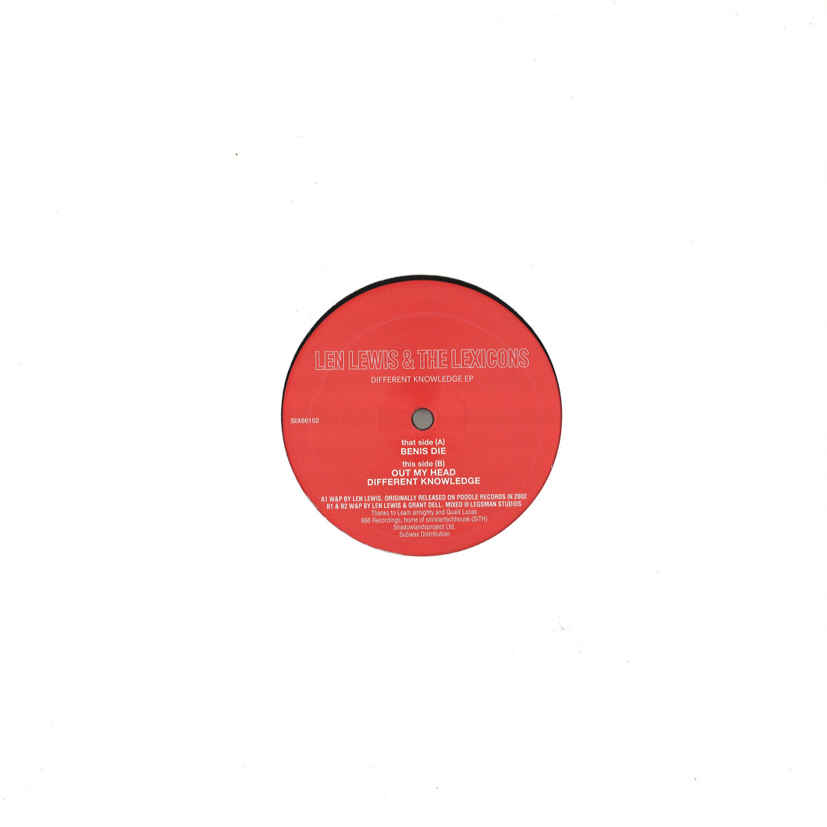 Len Lewis & The Lexicons - Different Knowledge (VINYL 12" 666 SIX66102 2026) | NEW-