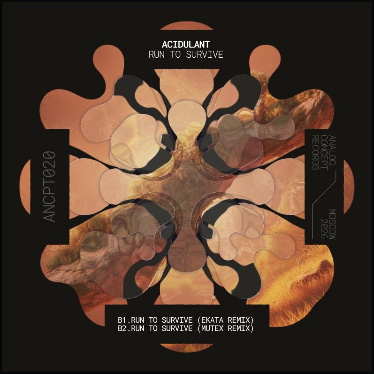 Acidulant - (PRESALE 08/20/26) Run To Survive (VINYL 12" Analog Concept ANCPT020) | NEW--