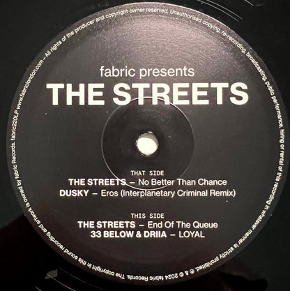 The Streets - Fabric Presents The Streets (2xVINYL) | Mint (M) Mint (M)-