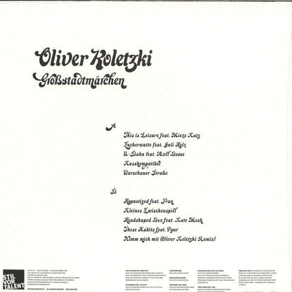 Oliver Koletzki - Großstadtmärchen | Mint (M) Mint (M)--
