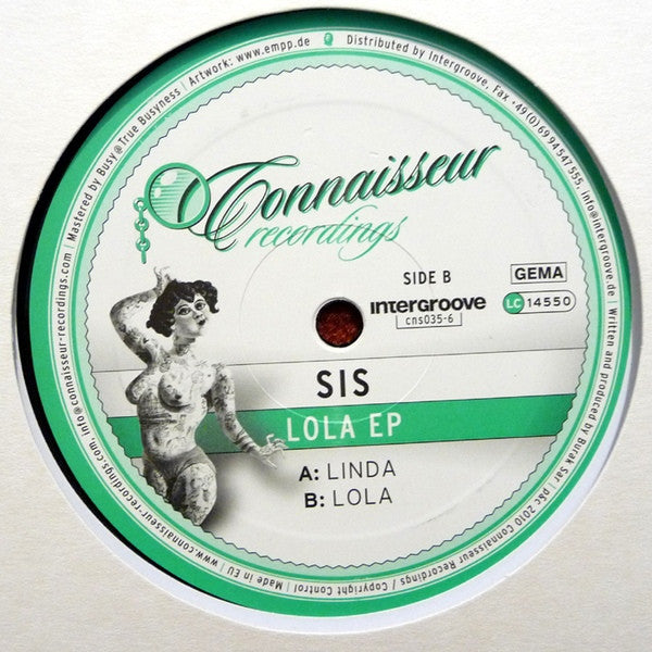 SIS - Lola EP (VINYL) |--