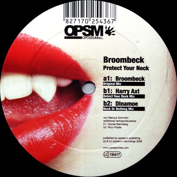 Broombeck - Protect Your Neck (VINYL) | Near Mint (NM) Near Mint (NM)--