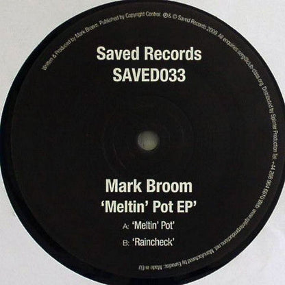 Mark Broom - Meltin' Pot EP | Near Mint (NM) Generic--