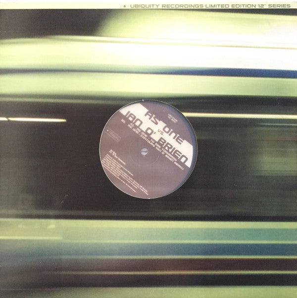 As One - To See Tomorrow / Contours | Near Mint (NM) Near Mint (NM)--