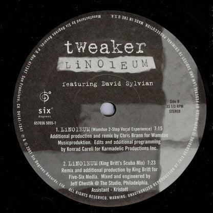 Tweaker - Linoleum (VINYL) | Near Mint (NM) Near Mint (NM)--