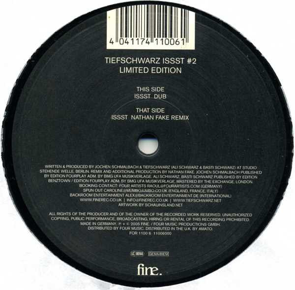 Tiefschwarz - Issst #2 | Near Mint (NM) Generic--