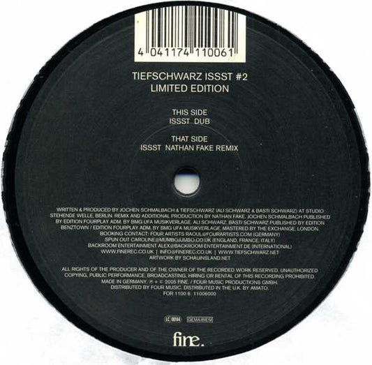 Tiefschwarz - Issst #2 | Near Mint (NM) Generic--