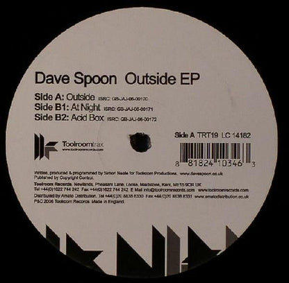 Dave Spoon - Outside EP | Near Mint (NM) Generic--