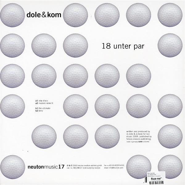 Dole & Kom - 18 Unter Par (12") | Very Good Plus (VG+) Generic--