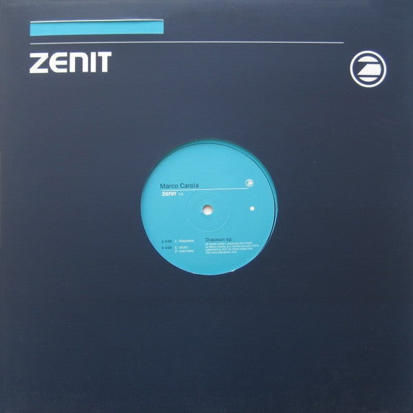 Marco Carola - Diapason EP | Very Good Plus (VG+)--