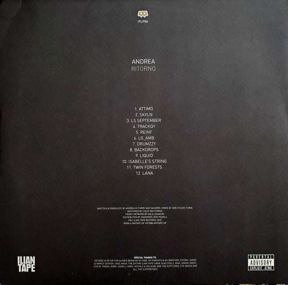 Andrea - Ritorno (2xVINYL) | Mint (M) Mint (M)-