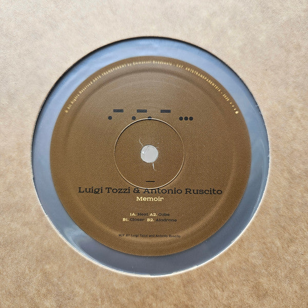 Luigi Tozzi - Memoir (COLOR VINYL) |--