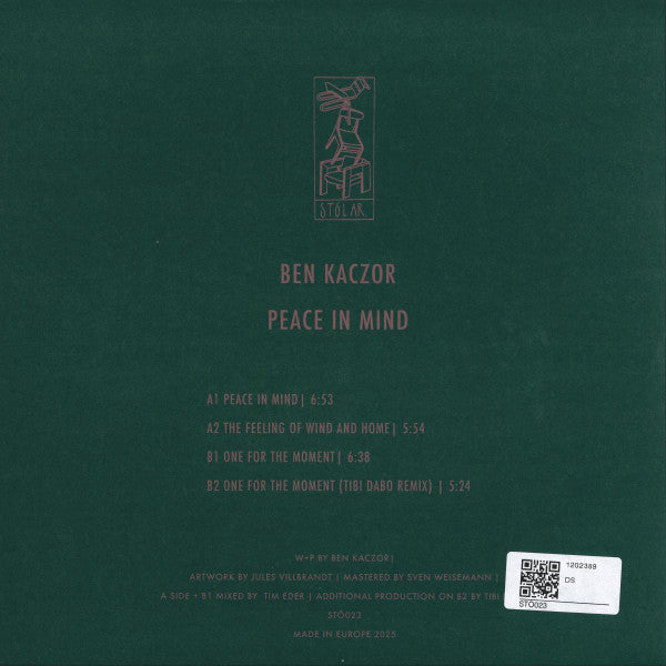 Peace In Mind (VINYL) |--