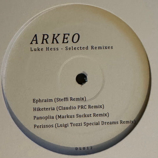 Luke Hess - Arkeo (Selected Remixes) (12" GREY VINYL) | Mint (M) Mint (M)--