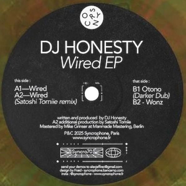 Honesty - Wired EP (COLOR VINYL) |--