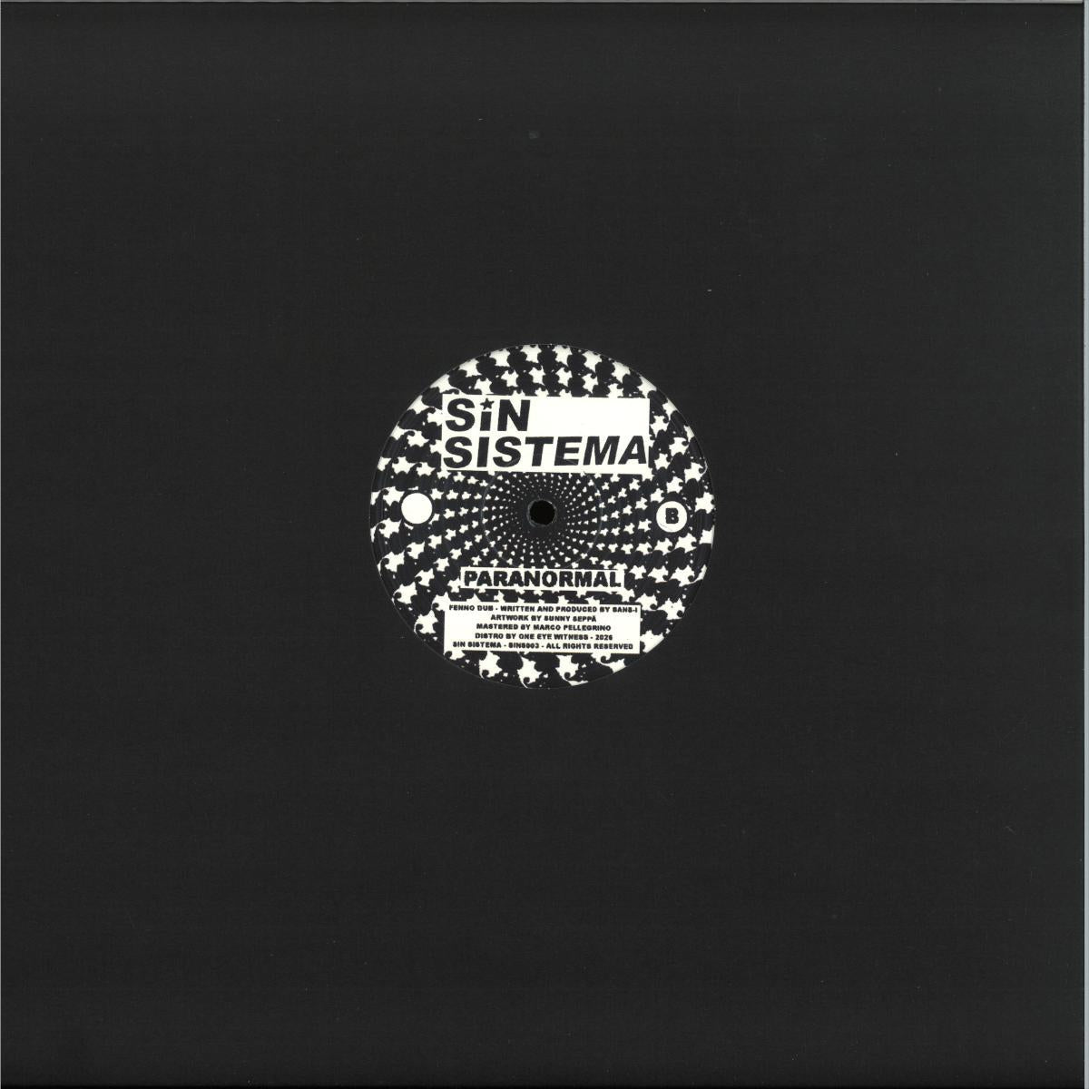 Sans-i - Fenno Dub (VINYL 12" Sin Sistema SINS003) | NEW Mint (M) Mint (M)--