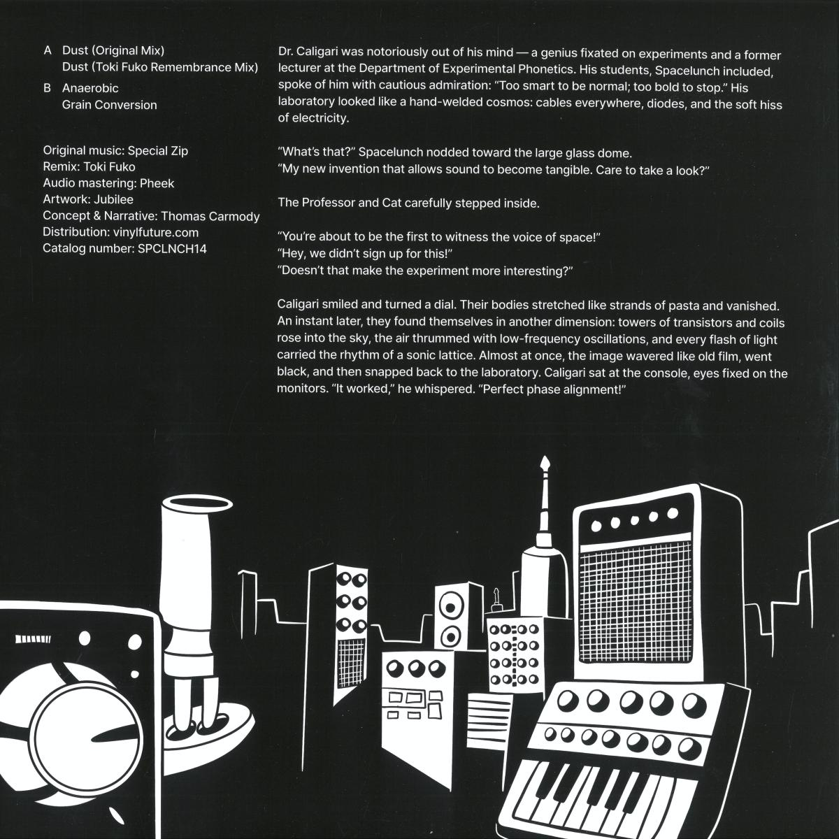 Special Zip - Dr. Caligari's Experiment (VINYL 12") | Mint (M) Mint (M)--