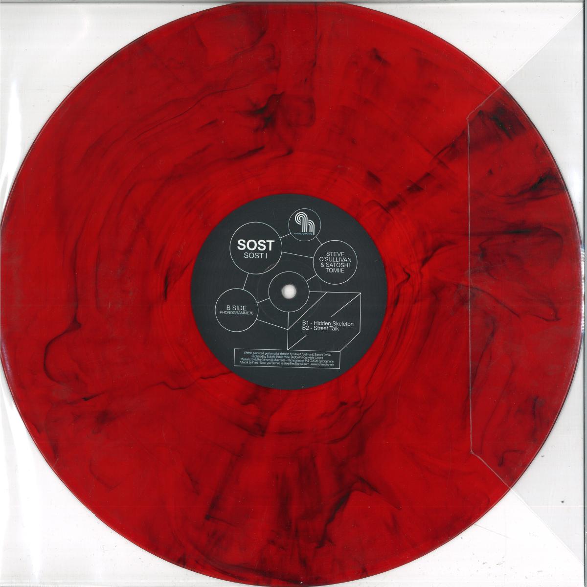 Steve O'Sullivan & Satoshi Tomiie - SOST 1 (RED VINYL 12" PHONOGRAMME PHONOGRAMME76) | NEW Mint (M) Mint (M)--