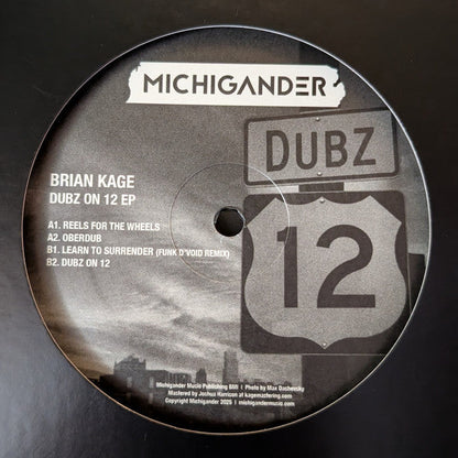 Brian Kage - Dubz On 12 EP (VINYL) | Mint (M) Mint (M)--