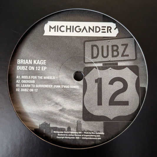 Brian Kage - Dubz On 12 EP (VINYL) | Mint (M) Mint (M)--