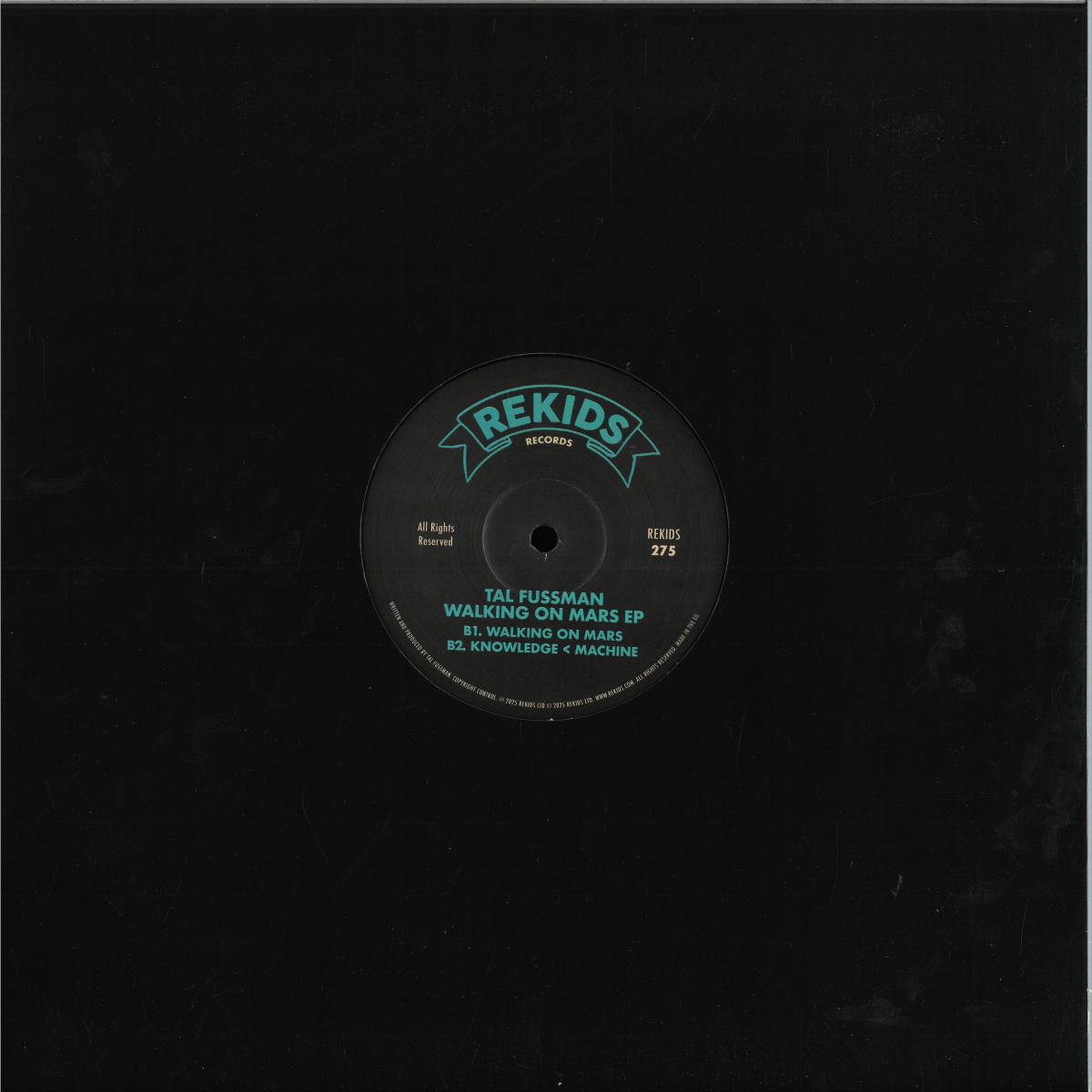 Tal Fussman - Walking On Mars EP (VINYL 12" Rekids REKIDS275) | NEW--