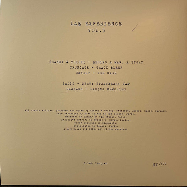 Lab Experience Vol. 3 (VINYL) |--