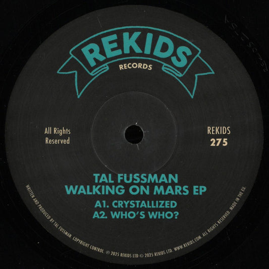 Tal Fussman - Walking On Mars EP (VINYL 12" Rekids REKIDS275) | NEW--