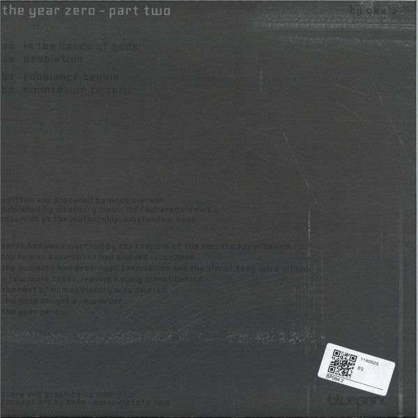 Amorphic - The Year Zero Part Two (Red Black Splatter Vinyl 12") | Mint (M) Mint (M)--
