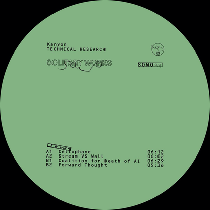 Kanyon - (PRESALE 7/6/26) Technical Research (VINYL) |--