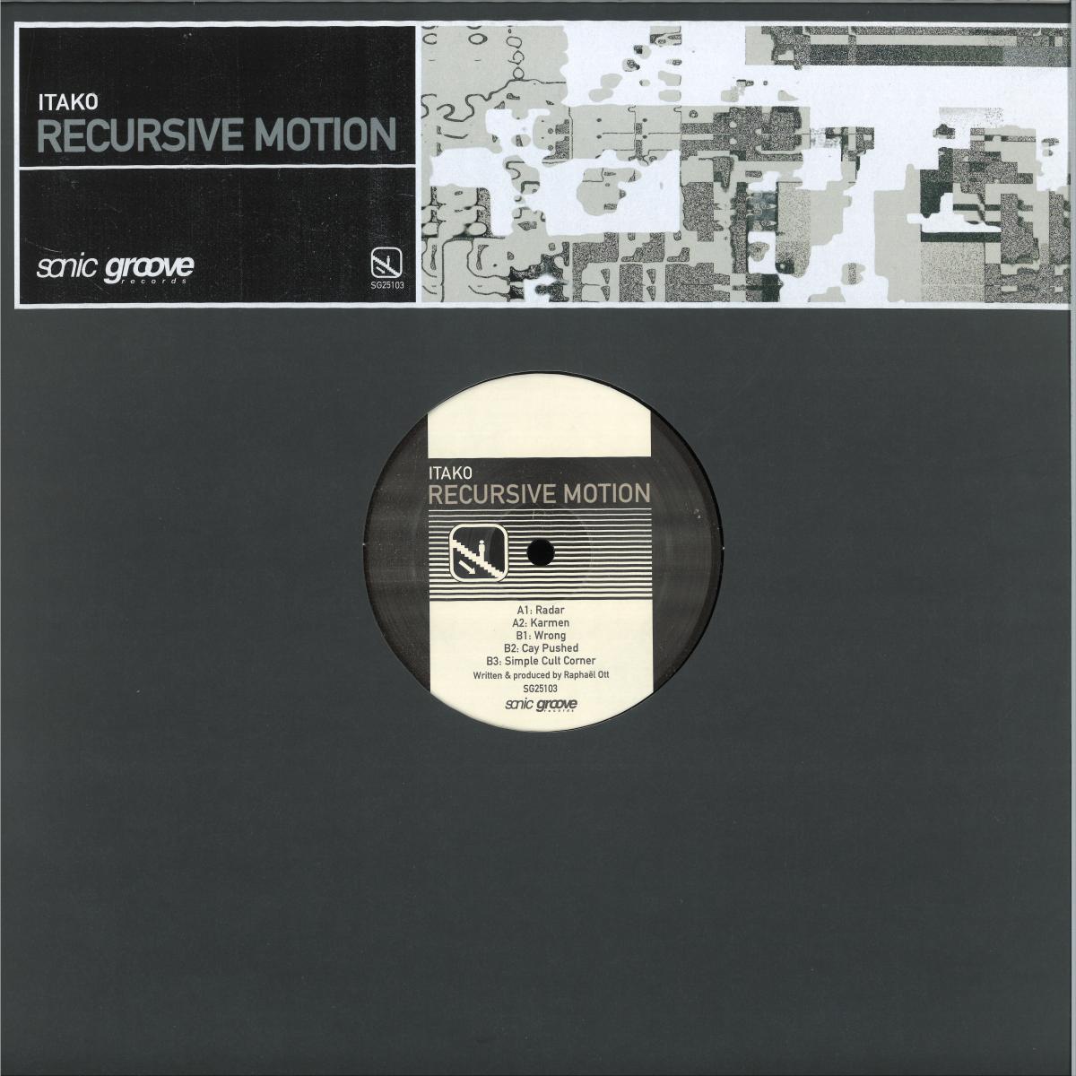 Itako - Recursive Motion (VINYL 12" Sonic Groove SG25103 2025) | NEW--