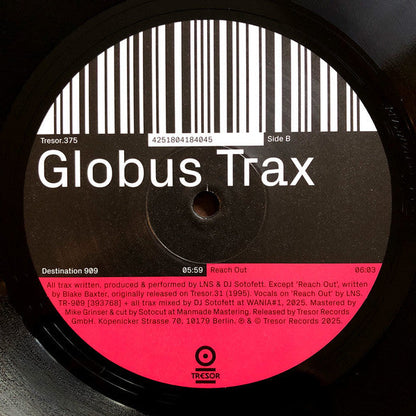 LNS & Dj Sotofett - Globus Trax (VINYL) | Mint (M) Mint (M)--