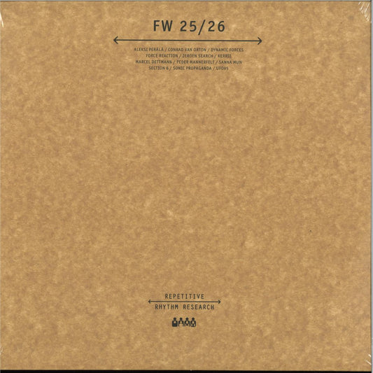 Various - FW 25/26 (VINYL 3xLP Repetitive Rhythm Research RRR016 2025) | NEW--