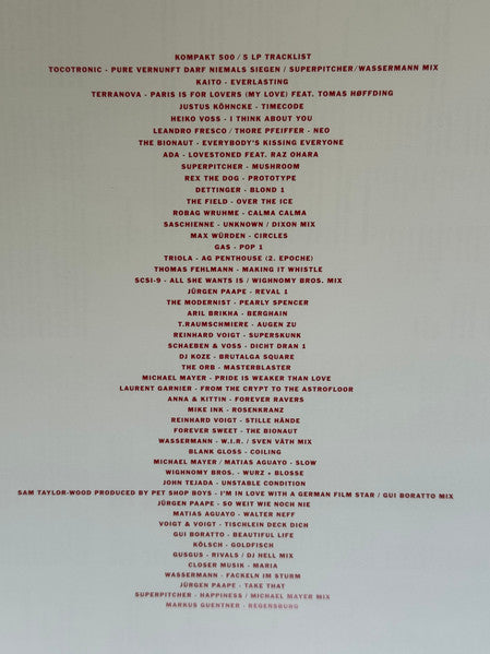 Kompakt 500 (VINYL BOX) | Mint (M) Mint (M)--