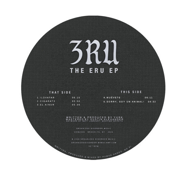 3RU - The ERU EP (VINYL) |--