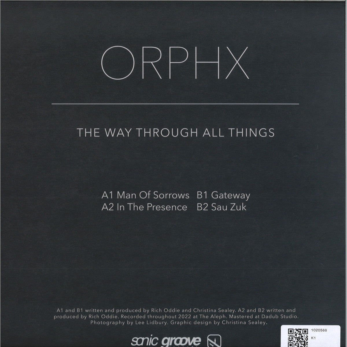Orphx - The Way Through All Things (VINYL 12" Sonic Groove SG2396 2023) |--