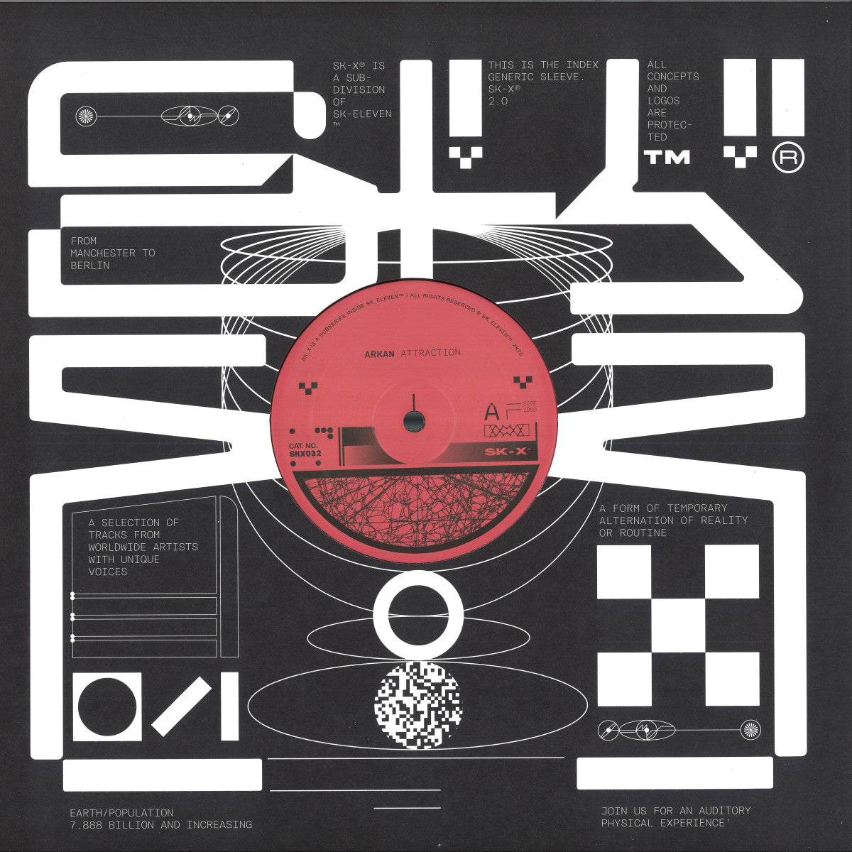 Arkan - Attraction (VINYL 12" SK_Eleven SK11X032 2025) | NEW Mint (M) Mint (M)--