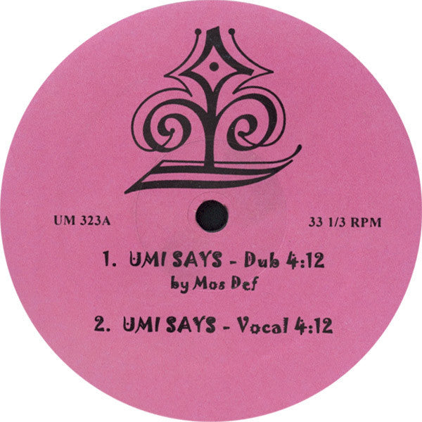 Mos Def - Umi Says / Sandstorm (VINYL) | Mint (M) Generic--