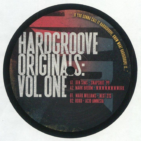 Hardgroove Originals Vol. One (VINYL) | Mint (M) Generic--