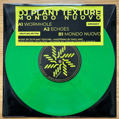 Dj Plant Texture - Mondo Nuovo (GREEN VINYL 12") | Mint (M) Mint (M)--