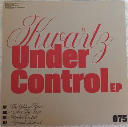 Kwartz (2) - Under Control EP (VINYL) | Mint (M) Mint (M)--