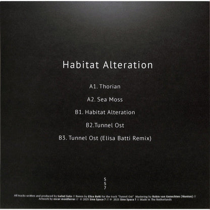 Isabel Soto (2) - Habitat Alteration (VINYL) |--