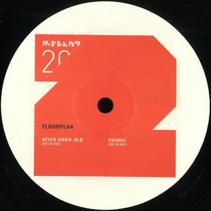 Floorplan Aka Robert Hood - Never Grow Old / Phobia (re-plants) (VINYL) | Mint (M) Mint (M)--