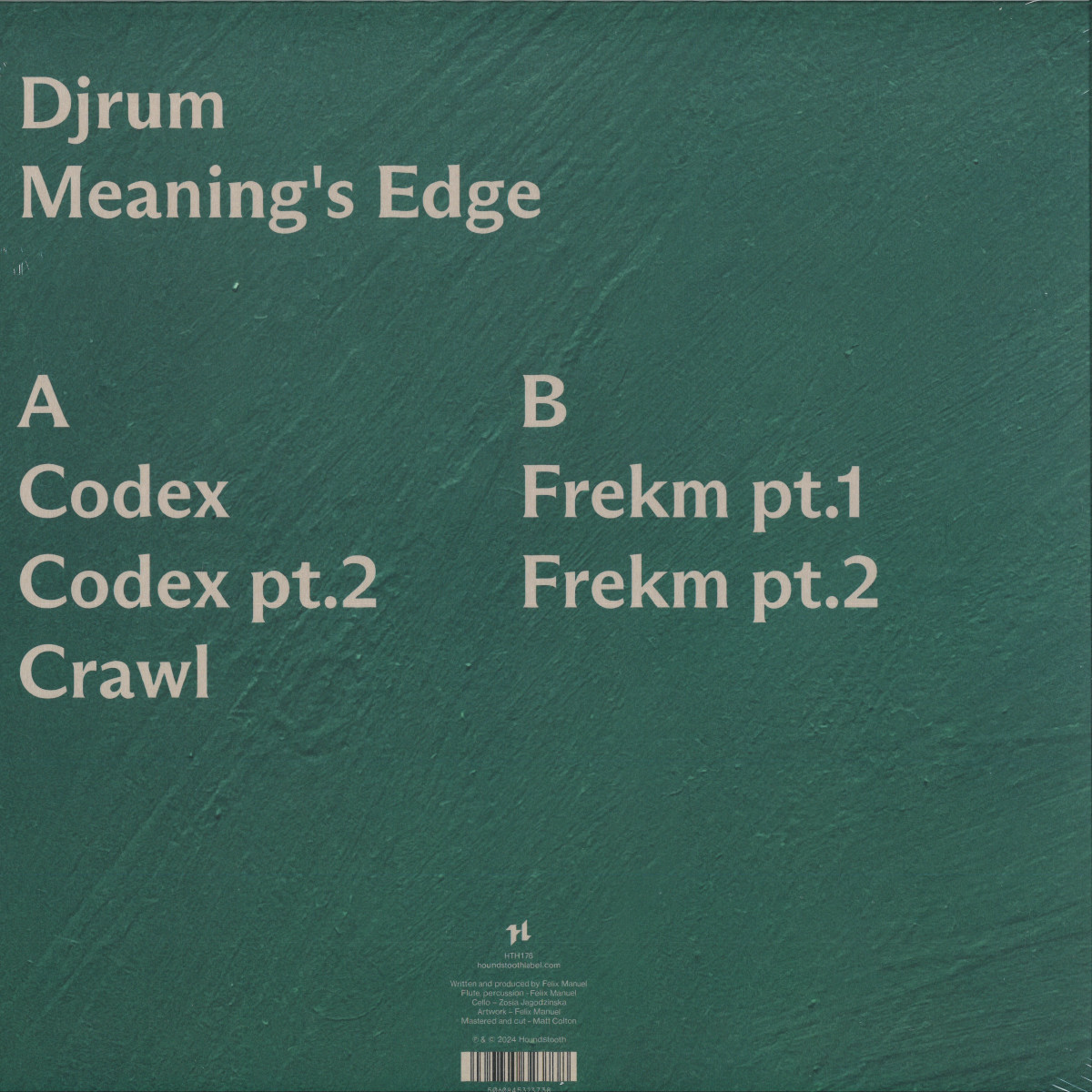 Djrum - (PRESALE 6/19/26) Meaning’s Edge (VINYL) | Mint (M) Mint (M)--