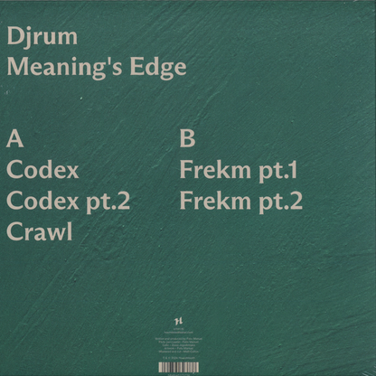 Djrum - (PRESALE 6/19/26) Meaning’s Edge (VINYL) | Mint (M) Mint (M)--
