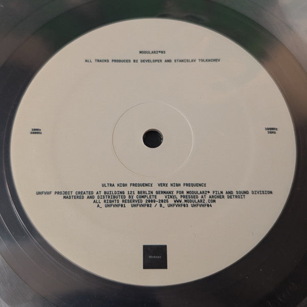Developer - UHFVHF (CLEAR VINYL) | Mint (M) Generic--