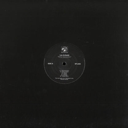 Leo Anibaldi - Noise Generation (VINYL 12" Back To Life BTL004) | NEW Mint (M) Mint (M)--