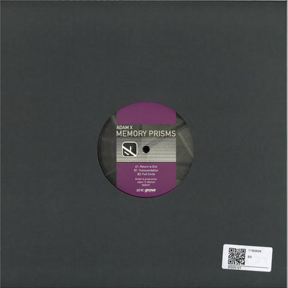 Adam X - Memory Prisms (VINYL 12" SONIC GROOVE SG25101 2025) | NEW--