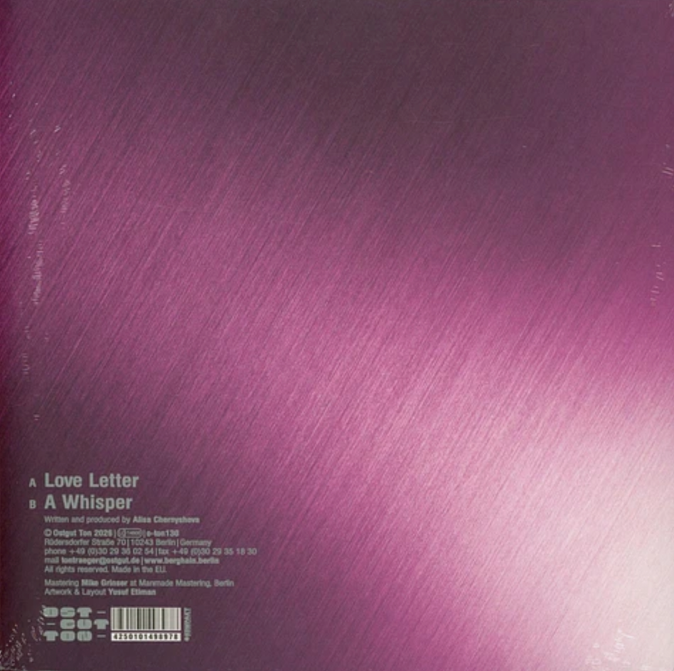 Inox Traxx - Love Letter (VINYL 10" Ostgut Ton OSTGUT130 2026) | NEW--